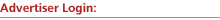 Advertiser login: